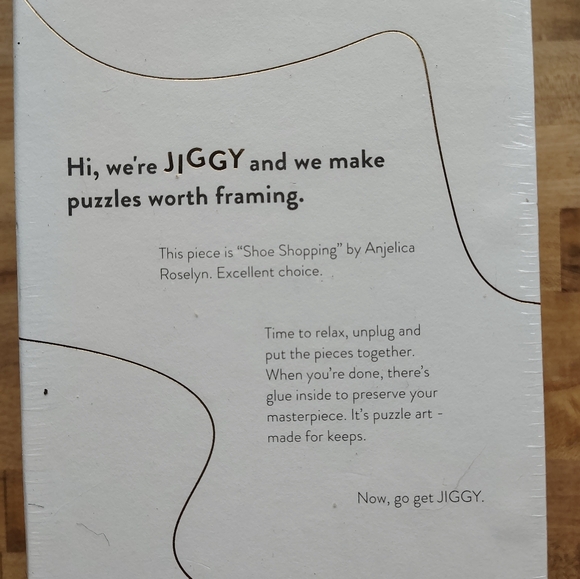 Jiggy Puzzle Shoe Shopping 800 Pieces - New In Box - Picture 2 of 5
